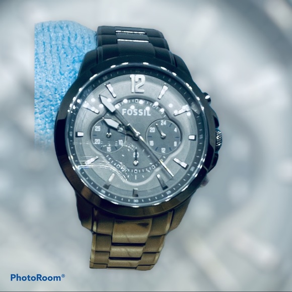 NWOT Men's Fossil Grant Chronograph Gray Watch - Picture 4 of 13